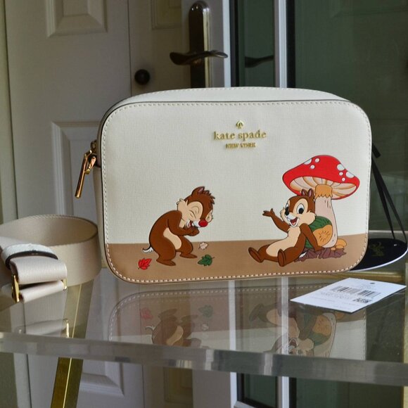 Kate Spade  KL902 Disney X KSNY Chip N Dale Mini Camera Bag - Picture 1 of 9